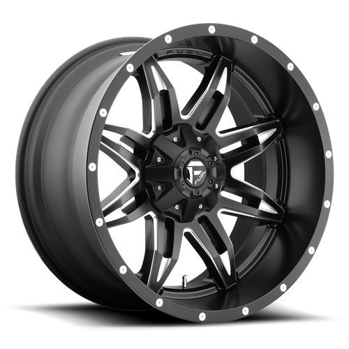 Fuel 1PC D567 Lethal 20x9 Matte Black Milled Wheel, 8x6.5 Bolt Pattern