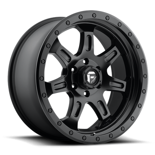 Fuel 1PC D572 JM2 17-Inch Matte Black Wheel, 6x5.5 Bolt Pattern, +7 Offset
