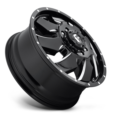 Fuel 1PC D574 Cleaver 20-Inch Gloss Black Milled Wheel, 8x200 Bolt Pattern, +105 Offset