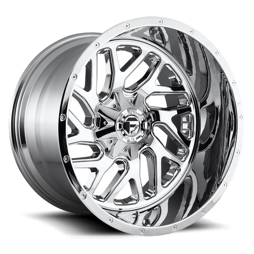 Fuel 1PC D609 Triton 22-Inch Chrome Wheel, 8x180 Bolt Pattern, -43 Offset