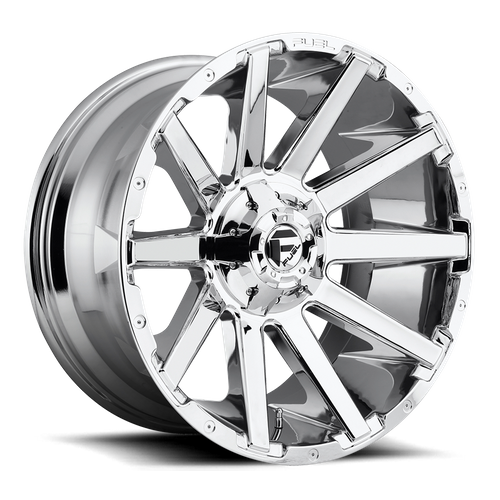 Fuel 1PC D614 Contra 20x10 Chrome Wheel, 8x170 Bolt Pattern, -18 Offset