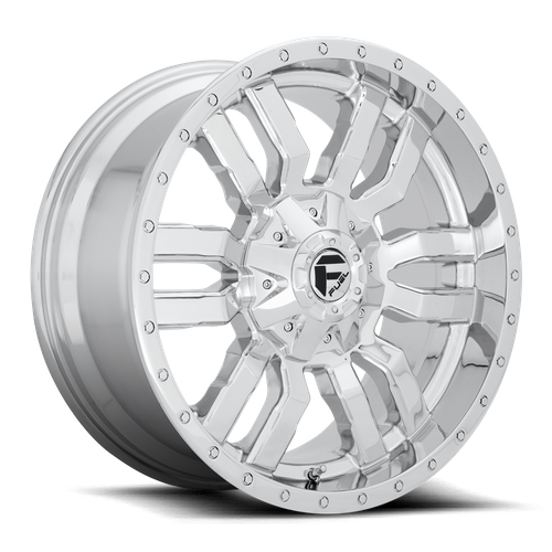 Fuel 1PC D631 Sledge 20x10 Chrome Wheel, 8x170 Bolt Pattern, -18 Offset