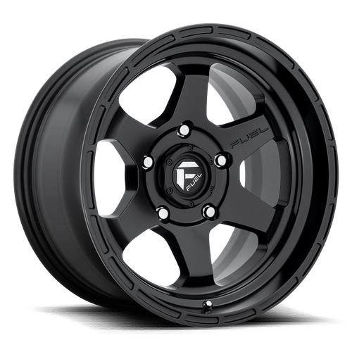 Fuel 1PC D664 SHOK 20x9 Matte Black Wheel, 6x5.5 Bolt Pattern, +1 Offset