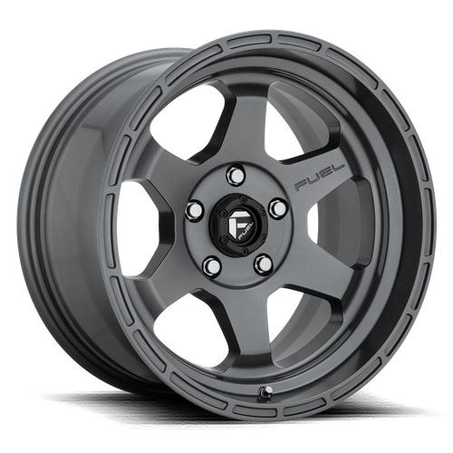 Fuel 1PC D665 SHOK 17x9 Matte Anthracite Wheel, 6x5.5 Bolt Pattern, +1 Offset