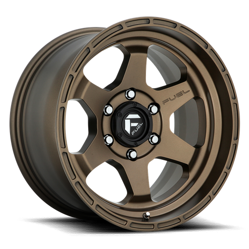 Fuel 1PC D666 SHOK 17x9 Matte Bronze Wheel, 6x135 Bolt Pattern, +1 Offset
