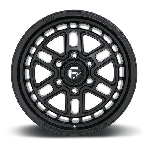 Fuel 1PC D667 Nitro Matte Black 17x9 Wheel, 6x5.5 Bolt Pattern, -12 Offset
