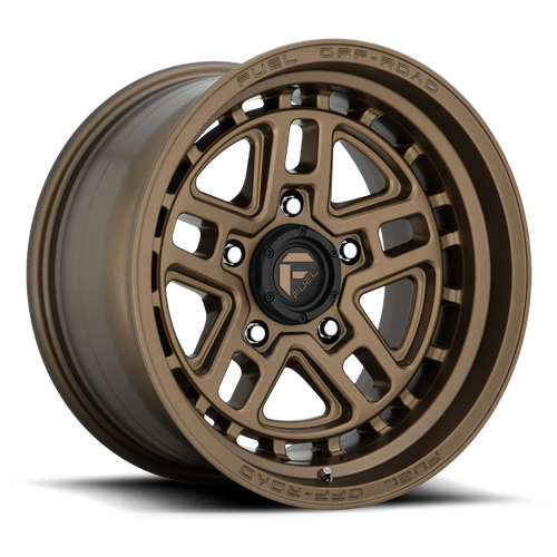 Fuel 1PC D669 Nitro 17x9 Matte Bronze Wheel, 5x127 Bolt Pattern, -12 Offset