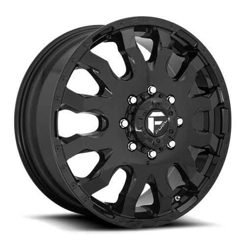 Fuel 1PC D675 Blitz 20-Inch Gloss Black DRW Wheel, 8x200 Bolt Pattern, +105 Offset