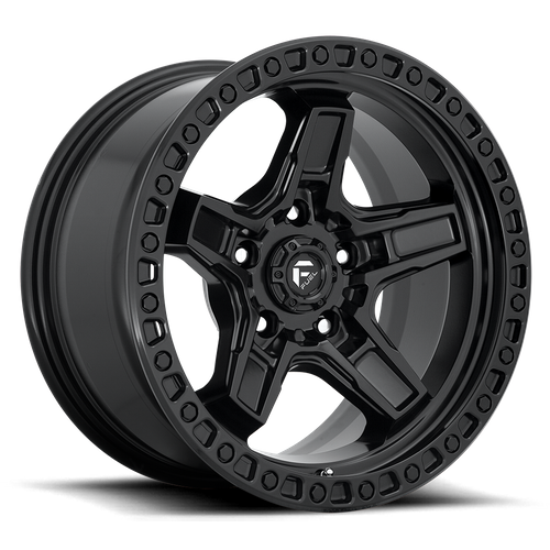 Fuel 1PC D697 Kicker 17x9 Matte Black Wheel, 5x5.0 Bolt Pattern, -12 Offset