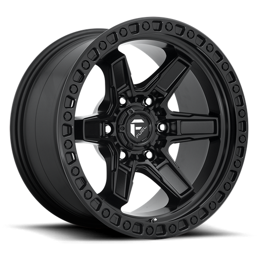 Fuel 1PC D697 Kicker 17-Inch Matte Black Wheel, 6x5.5 Bolt Pattern, +1mm Offset