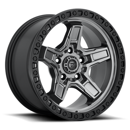 Fuel 1PC D698 Kicker 17x9 Wheel, 5x5 Bolt Pattern, -12 Offset, Matte Gunmetal