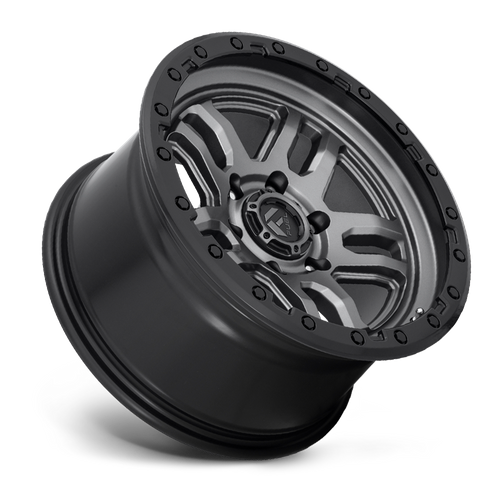 Fuel 1PC D701 AMMO 17x9 Wheel, 5x127 Bolt Pattern, -12 Offset, Matte Gunmetal Black Bead Ring
