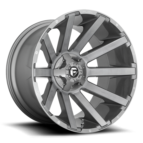 Fuel 1PC D714 Contra Platinum 20x9 Brushed Gunmetal Wheel, 6x135/6x139.7 Bolt Pattern, +2mm Offset