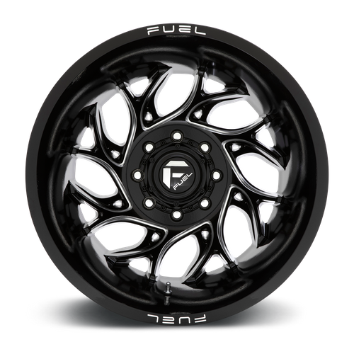 Fuel 1PC D741 Runner DRW 20x8.25 8x200 -202 Gloss Black Milled Wheel