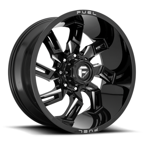 Fuel 1PC D747 Lockdown 20x10 Wheel, 8x170 Bolt Pattern, Gloss Black Milled