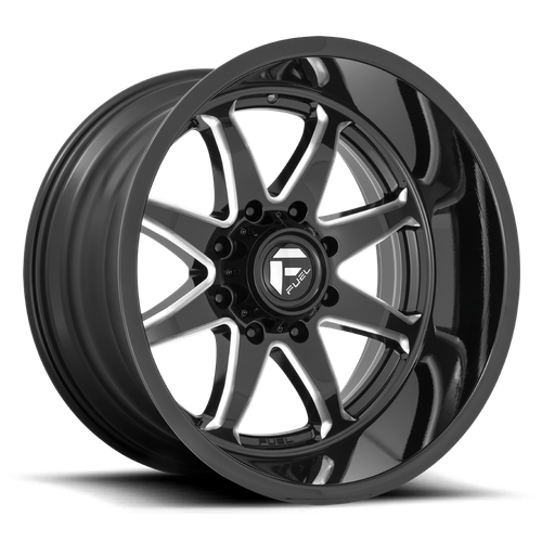 Fuel 1PC D749 Hammer Gloss Black Milled 20-Inch Wheel, 6x5.5 Bolt Pattern, -18mm Offset