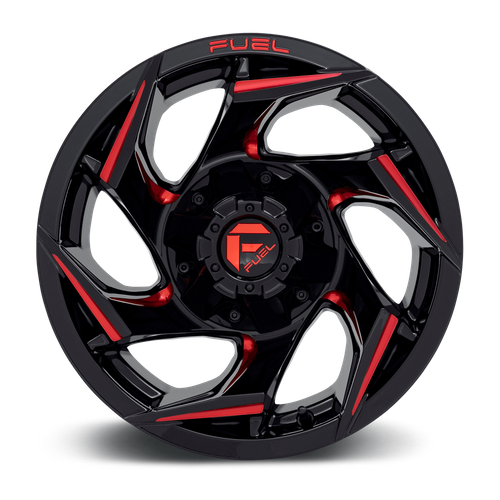 Fuel 1PC D755 Reaction 15x8 Wheel, 5x4.5/5x4.75 Bolt Pattern, -18mm Offset