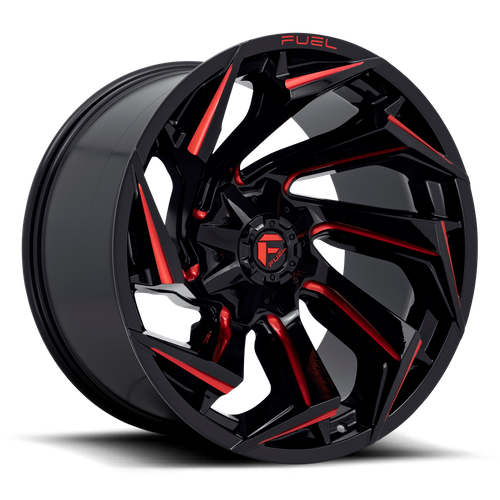 Fuel 1PC D755 Reaction 22x10 Wheel, 6x135/6x139.7 Bolt Pattern, -18mm Offset