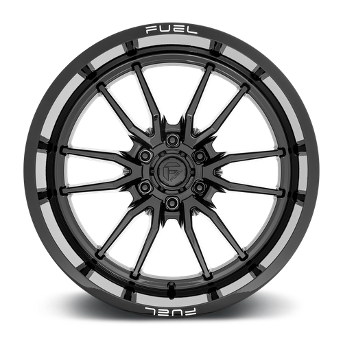 Fuel 1PC D760 Clash 22x12 6x135 Gloss Black Wheel, -44mm Offset