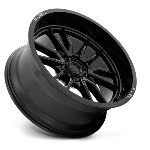 Fuel 1PC D760 Clash 22x10 Gloss Black Wheel, 6x135 Bolt Pattern, -18mm Offset