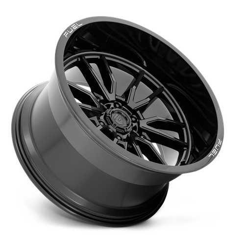 Fuel 1PC D760 Clash 22x12 6x135 Gloss Black Wheel, -44mm Offset