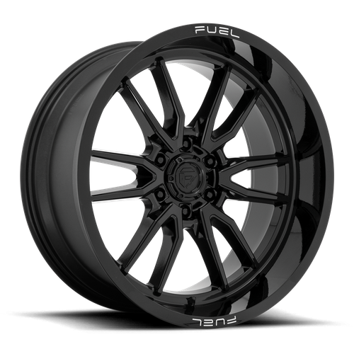 Fuel 1PC D760 Clash 22x10 Gloss Black Wheel, 6x135 Bolt Pattern, -18mm Offset