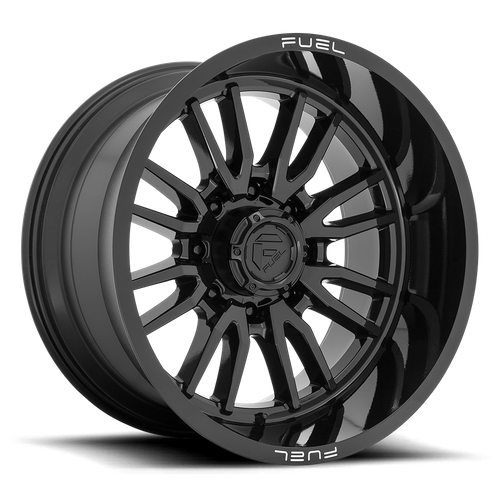 Fuel 1PC D760 Clash 22x12 Gloss Black Wheel, 8x170 Bolt Pattern, -44mm Offset