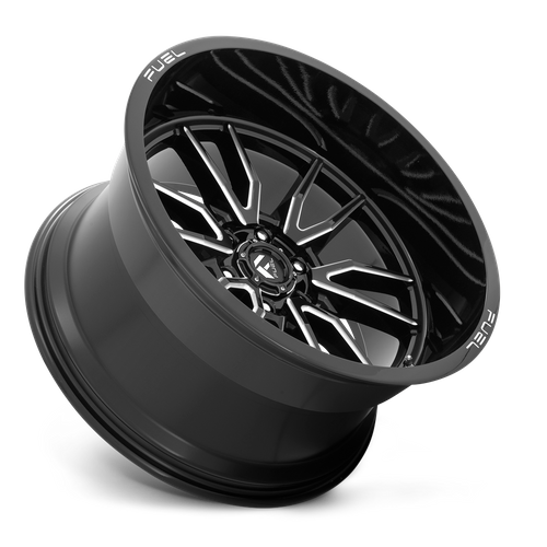 Fuel 1PC D761 Clash 22x12 Gloss Black Milled Wheel, 6x5.5 Bolt Pattern, -44mm Offset