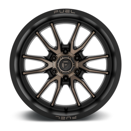 Fuel 1PC D762 Clash 17x9 Matte Black Double Dark Tint Wheel, 6x5.5 Bolt Pattern