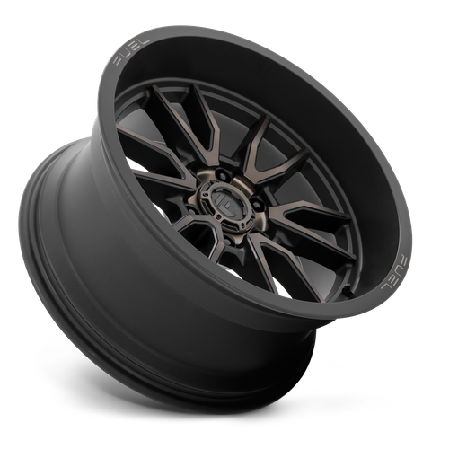 Fuel 1PC D762 Clash 20x9 Wheel, 8x180 Bolt Pattern, +20 Offset, Matte Black Double Dark Tint