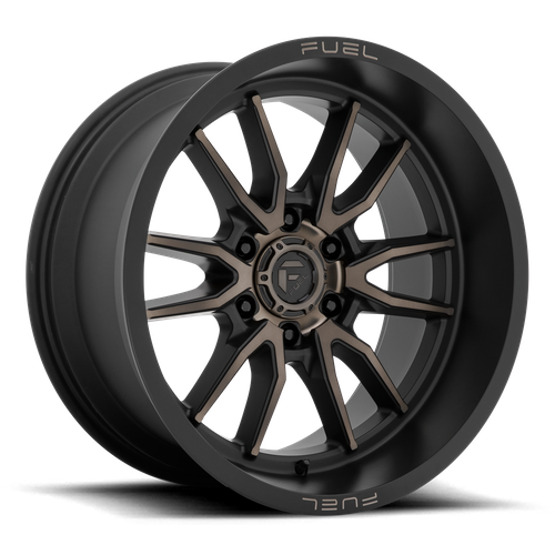 Fuel 1PC D762 Clash 17x9 Wheel, 6x5.5 Bolt Pattern, Matte Black Double Dark Tint