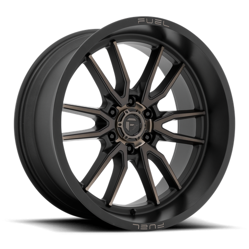Fuel 1PC D762 Clash 22x10 Wheel, 6x5.5 Bolt Pattern, Matte Black Double Dark Tint