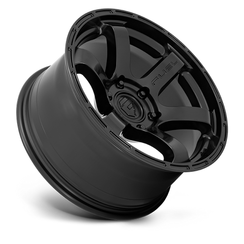 Fuel 1PC D766 Rush 18x9 Satin Black Wheel, 6x120 Bolt Pattern, 1mm Offset