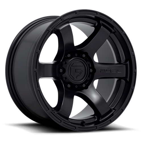 Fuel 1PC D766 RUSH 17x9 Satin Black Wheel, 6x5.5 Bolt Pattern