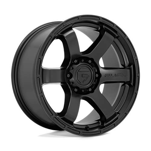 Fuel 1PC D766 Rush 18x9 Satin Black Wheel, 6x120 Bolt Pattern, 20mm Offset