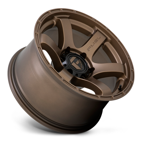 Fuel 1PC D768 RUSH 18x9 Matte Bronze Wheel, 6x5.5 Bolt Pattern, -12mm Offset