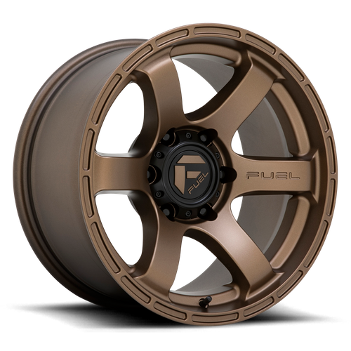 Fuel 1PC D768 RUSH 18x9 Matte Bronze Wheel, 6x5.5 Bolt Pattern, -12mm Offset