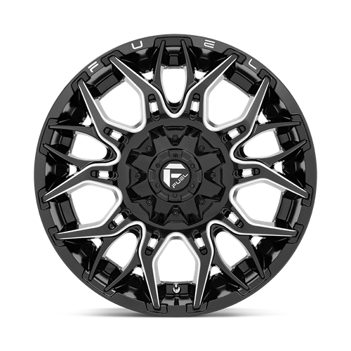 Fuel 1PC D769 Twitch Gloss Black Milled Wheel, 20 x 10 in, 8x170, -18 mm Offset