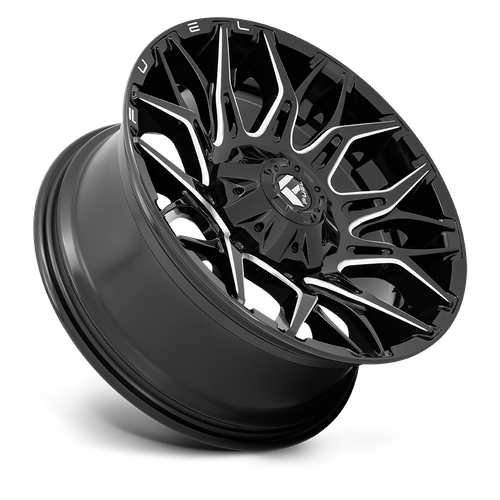 Fuel 1PC D769 Twitch Gloss Black Milled Wheel, 20 x 10 in, 8x170, -18 mm Offset