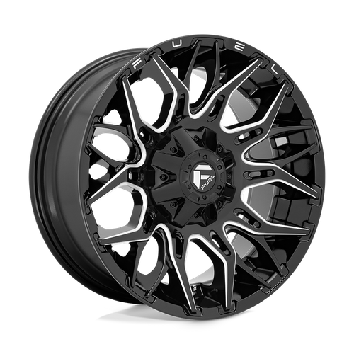 Fuel 1PC D769 Twitch Gloss Black Milled Wheel, 20 x 10 in, 8x170, -18 mm Offset