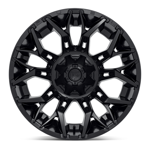 Fuel 1PC D772 Twitch 22x12 Blackout Wheel, 5x4.5/5x5 Bolt Pattern, -44mm Offset
