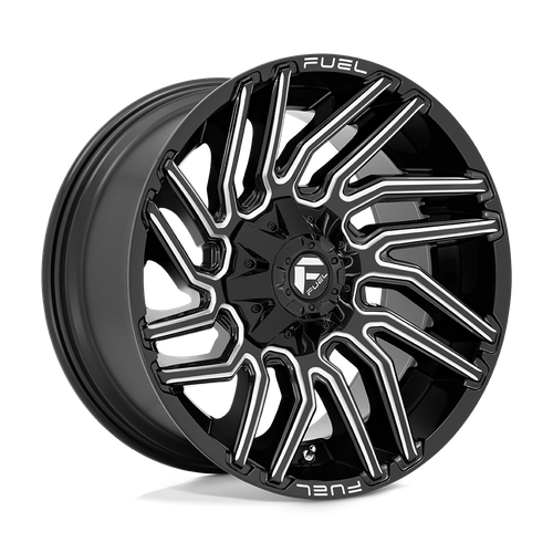 Fuel 1PC D773 Typhoon Gloss Black Milled 20-Inch Wheel, 6x135/6x139.7 Bolt Pattern