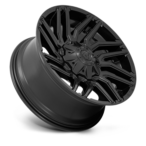 Fuel 1PC D775 Typhoon Matte Black 22-Inch Wheel, 6x135/6x139.7 Bolt Pattern, -18mm Offset