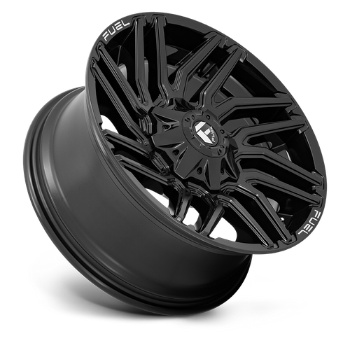 Fuel 1PC D776 Typhoon 20x9 Gloss Black Wheel, 8x180 Bolt Pattern