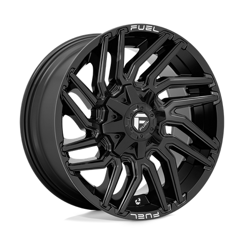 Fuel 1PC D776 Typhoon 20x9 Gloss Black Wheel, 8x180 Bolt Pattern