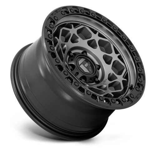 Fuel 1PC D784 Unit 17x9 5x5.0 Gunmetal Wheel with Matte Black Ring, -12mm Offset