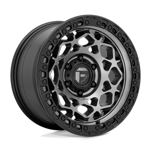 Fuel 1PC D784 Unit 17x9 Wheel, 6x5.5 Bolt Pattern, -12mm Offset, Gunmetal with Matte Black Ring