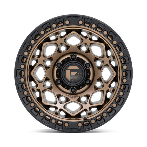 Fuel 1PC D785 Unit 17x9 Wheel, 6x5.5 Bolt Pattern, Bronze with Matte Black Ring