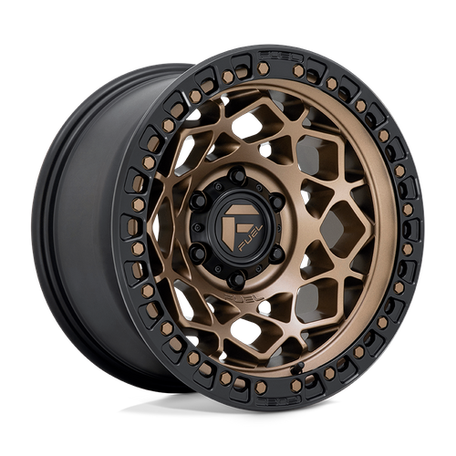 Fuel 1PC D785 Unit 17x9 Wheel, 6x5.5 Bolt Pattern, Bronze with Matte Black Ring