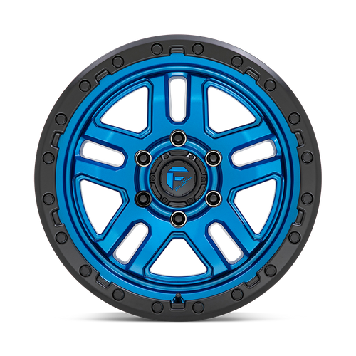 Fuel 1PC D790 Ammo 17x9 Wheel, 5x5 Bolt Pattern, -12mm Offset, Blue with Black Lip